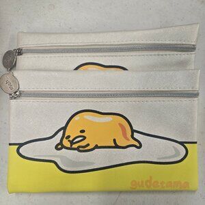 Ipsy gudetama bag lot of 2 brand new